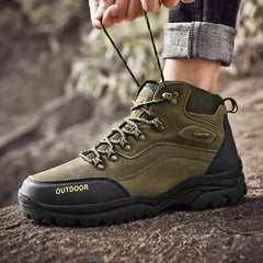Men's Anti-Skid Outdoor Hiking Shoes Army Green