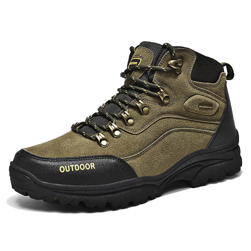 Men's Anti-Skid Outdoor Hiking Shoes Army Green