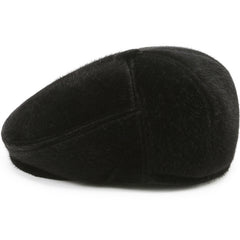 Men's Mink Fur Thickened Fleece Ear Protection Hat