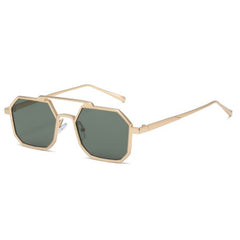 Metal Double Beam Sunglasses For Men Driving