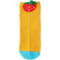 5 Pairs Kids Fruit Pattern Cotton Ankle Socks for Girls