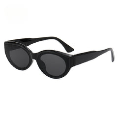 Y2K Oval Sunglasses Jelly UV400 Sun Shades Glasses