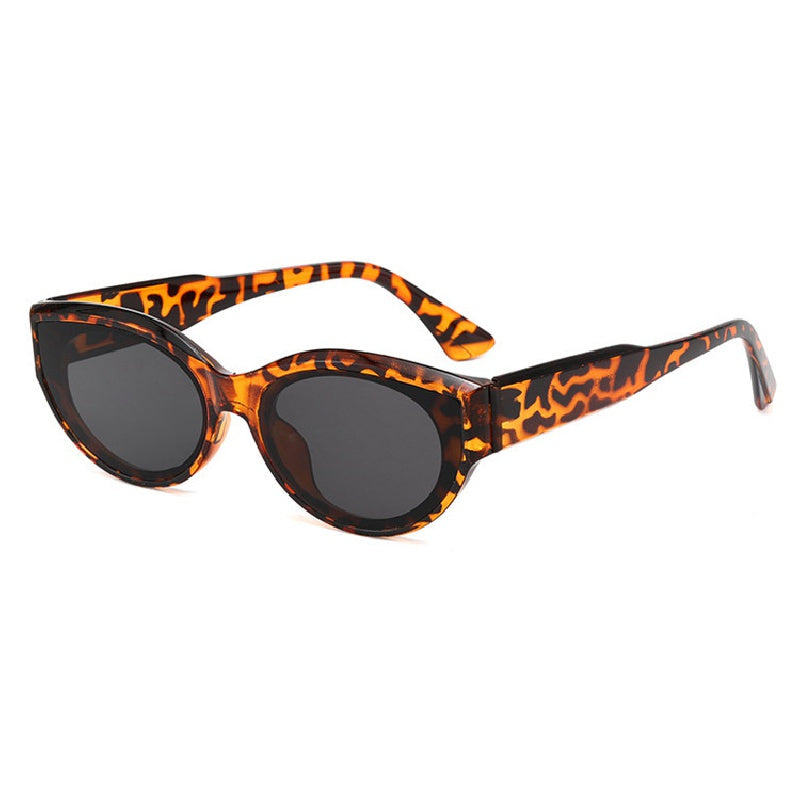 Y2K Oval Sunglasses Jelly UV400 Sun Shades Glasses