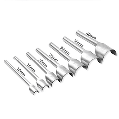 7pcs Leather Cutter Punch Trimming Perforated Craft Tools Slot Punch Silver