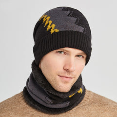 Men's Fleece Warm Neck Set for Autumn/Winter