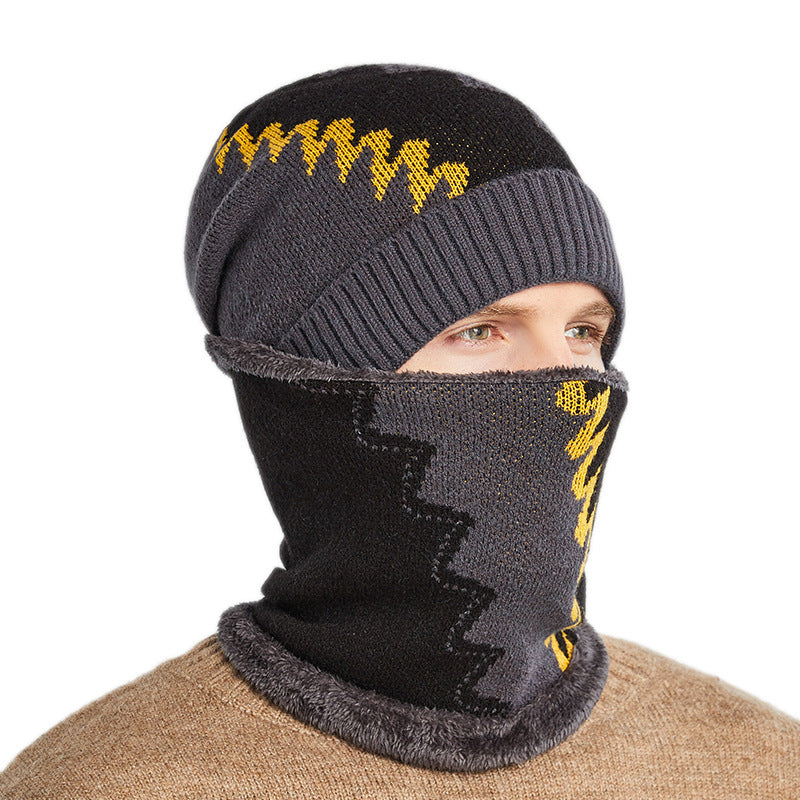 Men's Fleece Warm Neck Set for Autumn/Winter