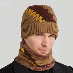 Men's Fleece Warm Neck Set for Autumn/Winter