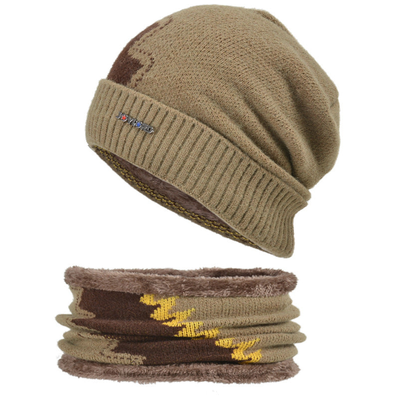 Men's Fleece Warm Neck Set for Autumn/Winter