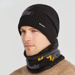 Men's Fleece Warm Neck Set for Autumn/Winter