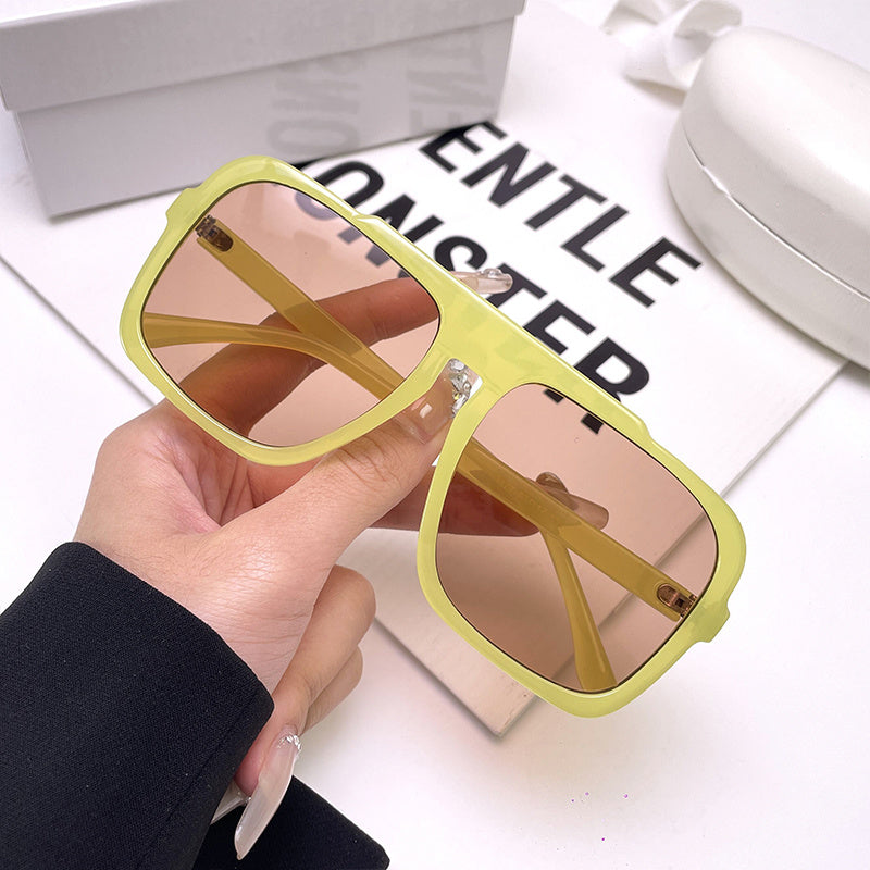 Aviator Shades Sunglasses Ultra light Square Frame Sunglasses