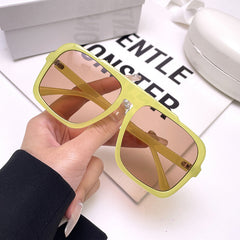Aviator Shades Sunglasses Ultra light Square Frame Sunglasses