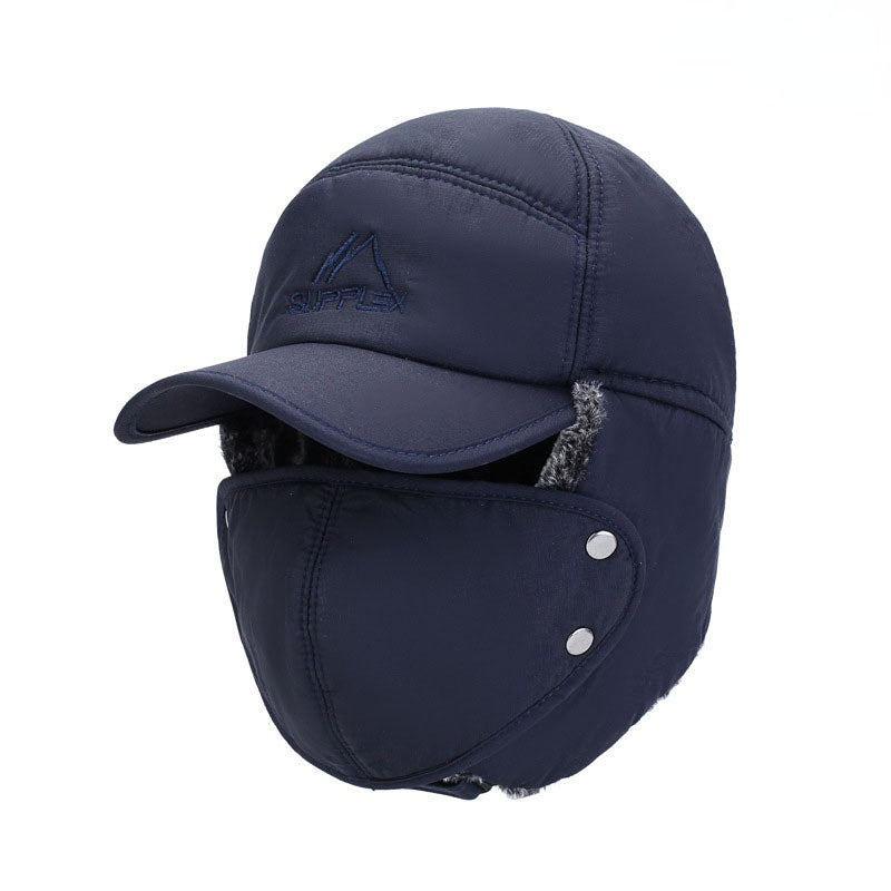 Fleece Balaclava Cap for 55-88cm Head Circumference, Face Cover, Detachable Cap
