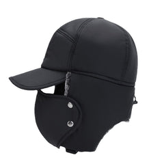 Fleece Balaclava Cap for 55-88cm Head Circumference, Face Cover, Detachable Cap