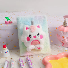 Plush Unicorn Astronaut Notepad - 80 Sheets