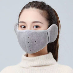 Warm Thickened Ear Protection Face Mask for Autumn and Winter