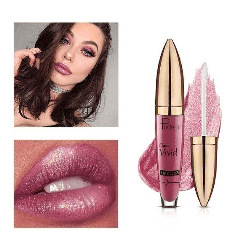 Glitter Lip Gloss Waterproof Liquid Lipstick Cosmetics