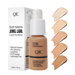 Matte Finish Full Coverage Foundation & Concealer