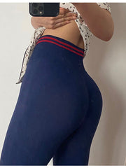 High Waist Butt Lifting Yoga Leggings Stretchy Quick Drying Seamless