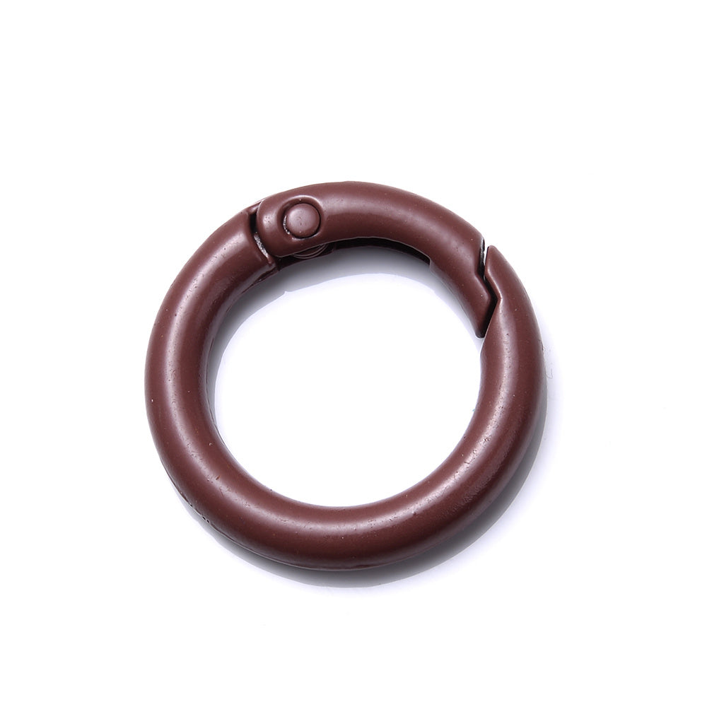 5pcs O Ring Clasp Spring Gate Lobster Clasp DIY Carabiner Keychain Bag Clips