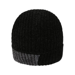 Mens Woolen Hat Thick Knitted Ear Mufflers Outdoor Hat