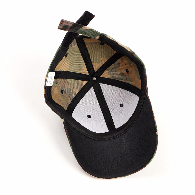 Camouflage Baseball Cap Sports Curved Visor Sun Hat