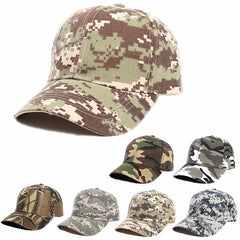 Camouflage Baseball Cap Sports Curved Visor Sun Hat