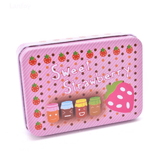 Mini Tin Metal Container Stylish Storage Box Jewelry Cards Coins