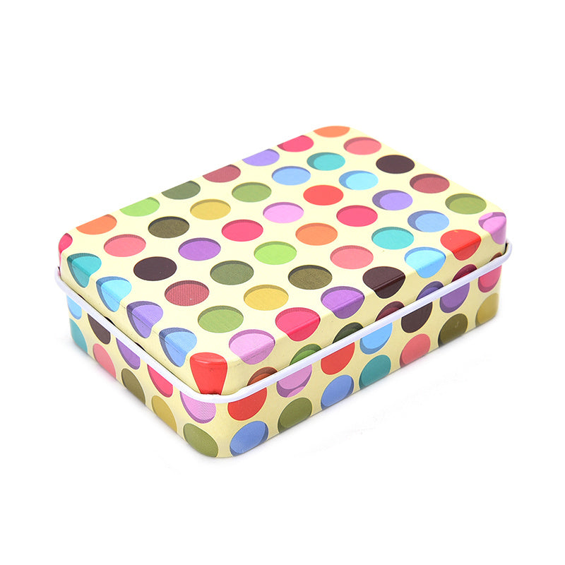 Mini Tin Metal Container Stylish Storage Box Jewelry Cards Coins