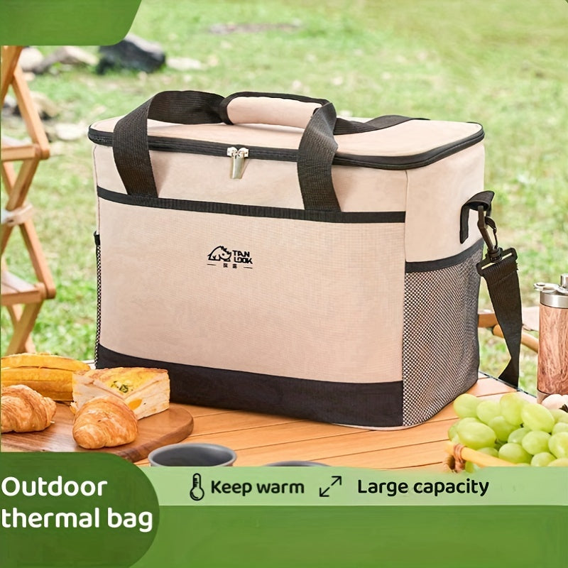 Large Capacity Insulated Bag for Lunch and Outdoor Use
