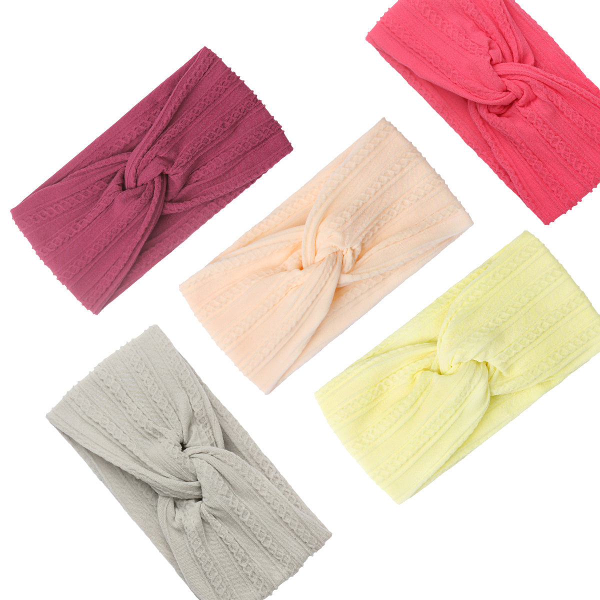 Baby Girls And Boys Solid Headbands Hair Accessories