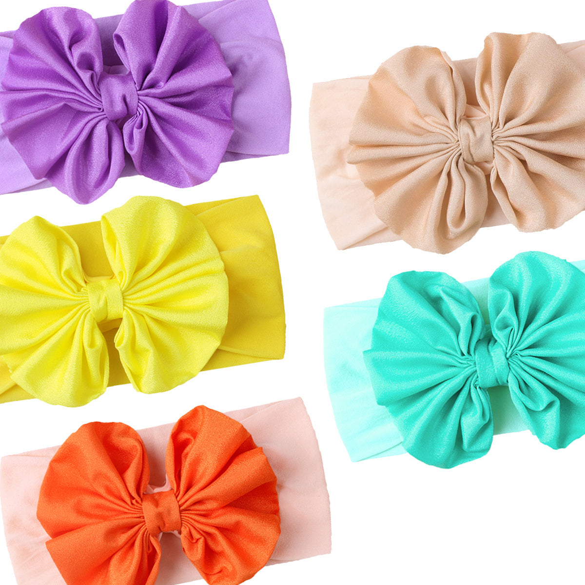 High Stretch Bowknot Headbands Hair Accessories Boys Girls