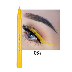 Matte Rainbow Colorful Liquid Eyeliner Pen Waterproof Sweatproof Long Lasting