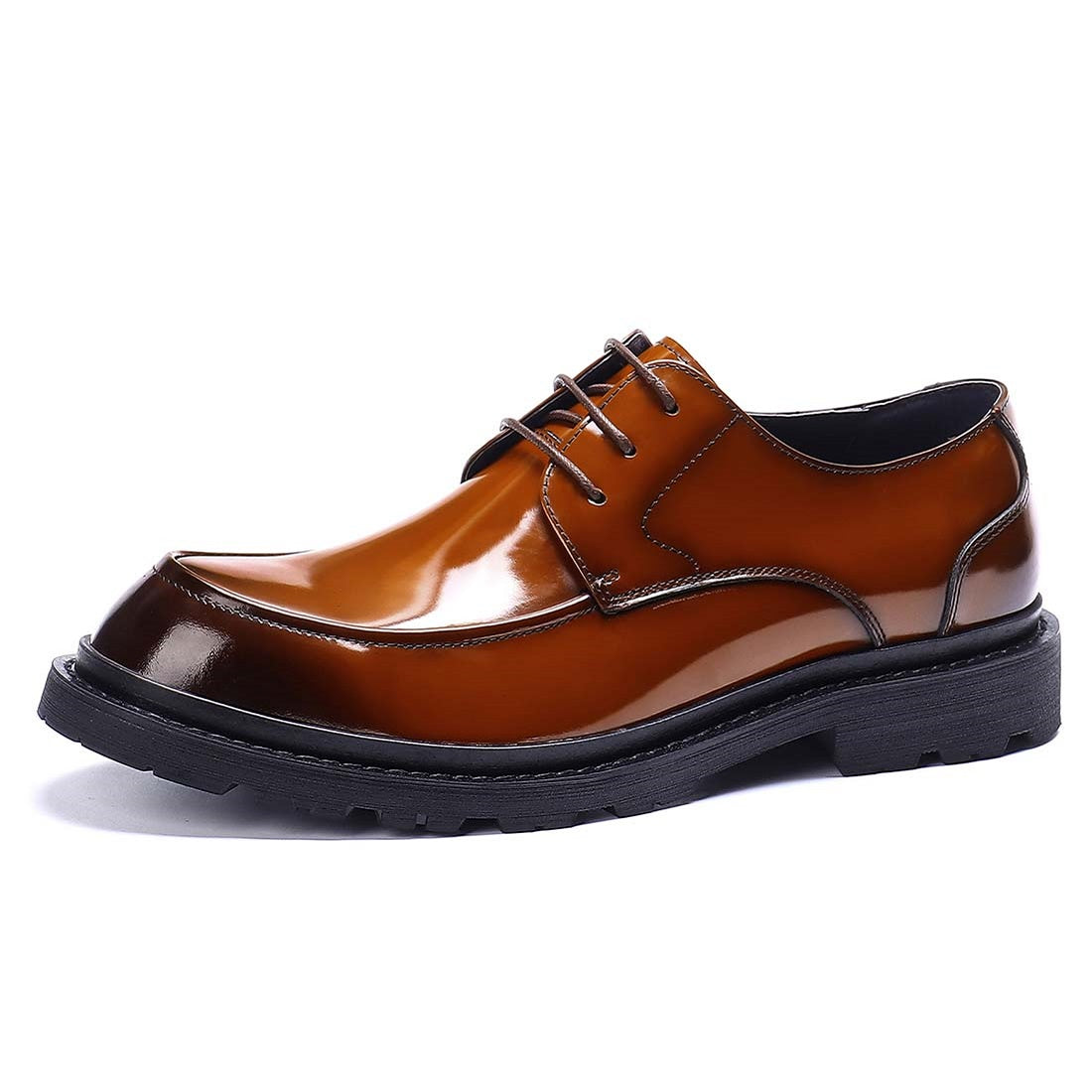 FARVARWO Leather Derby Dress Shoes for Men