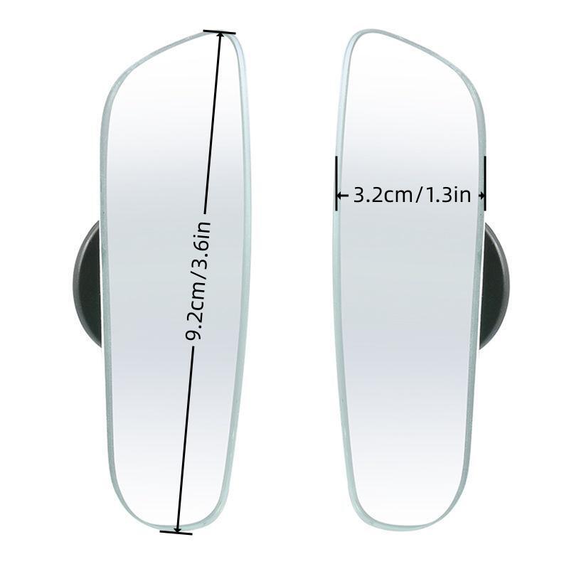 Adjustable 360 Wide Angle Convex Blind Spot Mirrors for Safe Parking