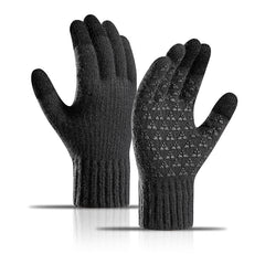 Winter Men's Touchscreen Knitted Gloves Warm Wool Cashmere