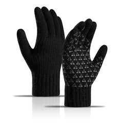 Winter Men's Touchscreen Knitted Gloves Warm Wool Cashmere