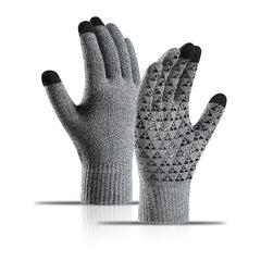 Winter Men's Touchscreen Knitted Gloves Warm Wool Cashmere