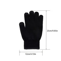Winter Men's Touchscreen Knitted Gloves Warm Wool Cashmere