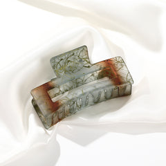 Vintage Square Hollow Out Hair Claw Clip Accessory