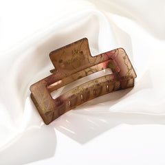 Vintage Square Hollow Out Hair Claw Clip Accessory