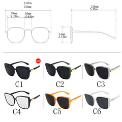 Men's Cat Eye Sunglasses UV Resistant for Outdoor Activities
