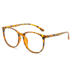 Clear Lens Glasses Anti Fatigue Round Eyewear