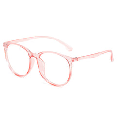 Clear Lens Glasses Anti Fatigue Round Eyewear