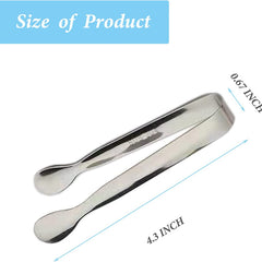 Stainless Steel Rock Sugar Clip for Sugar Cubes and Small Items