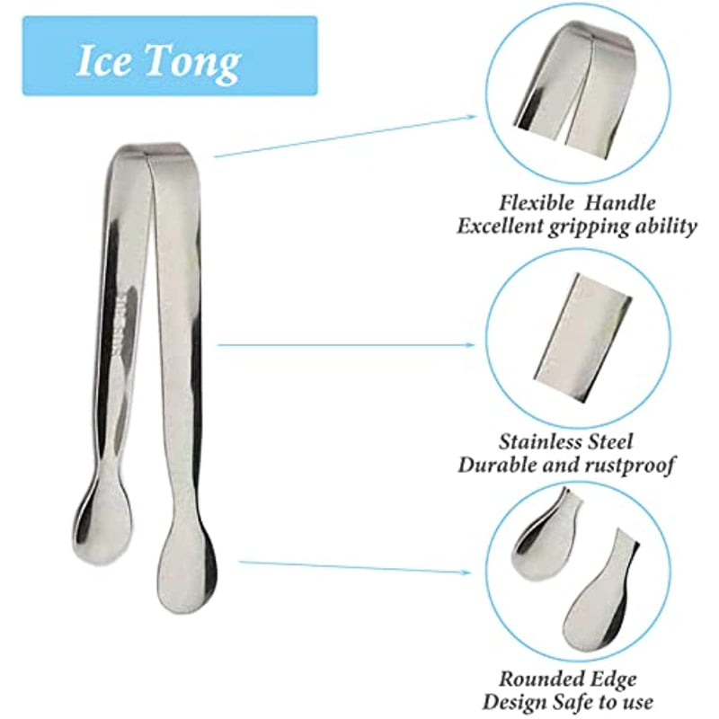 Stainless Steel Rock Sugar Clip for Sugar Cubes and Small Items