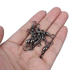 100pc Fishing Barrel Swivels - Tackle Accessories