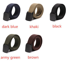 Adjustable Men's Tactical Belt with Quick Release Buckle