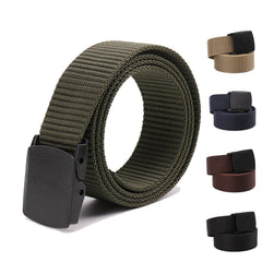 Adjustable Men's Tactical Belt with Quick Release Buckle