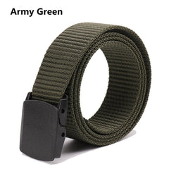 Adjustable Men's Tactical Belt with Quick Release Buckle