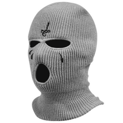 Cross Embroidery Ski Mask Balaclava Hat Knit Beanie